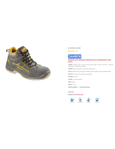 SCARPA ALTA SGANCIO RAPIDO PELLE SCAMOSCIATA S1PS SR JAMBOK LOGICA 2