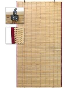 Utilia Tenda per Finestra Bambù Beige Resistente all'Acqua CM.200 X 300