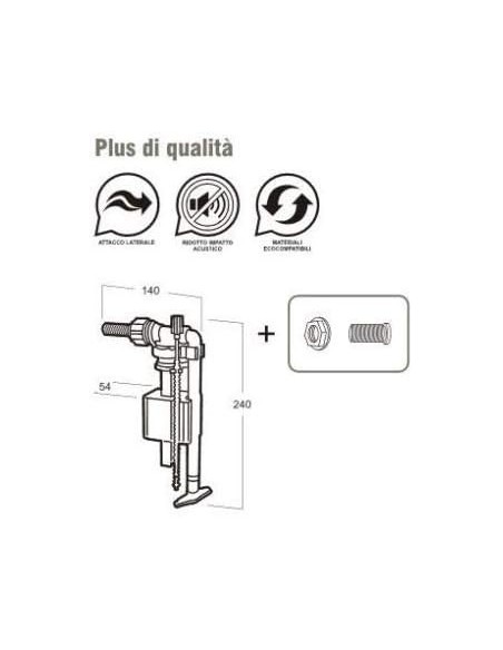 GALLEGGIANTE PER CASSETTA WC UNIVERSALE BAMPI MAGNETIC SILENZIOSO