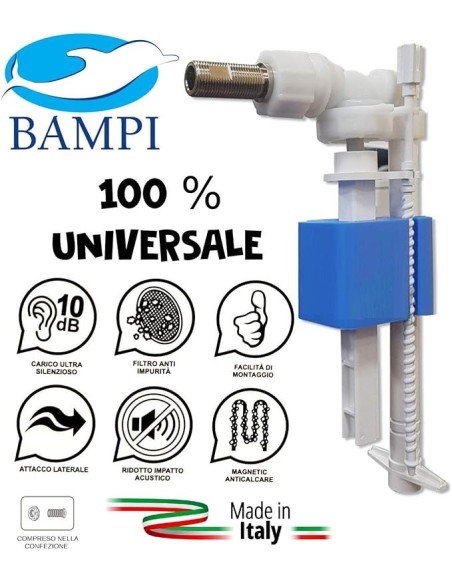 GALLEGGIANTE PER CASSETTA WC UNIVERSALE BAMPI MAGNETIC SILENZIOSO