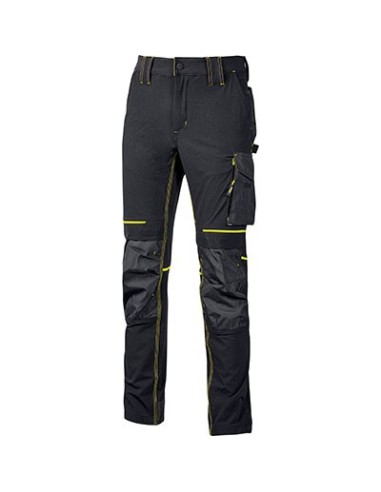 PANTALONE SLIM FIT ATOM U-POWER BLACK CARBON