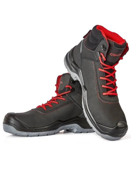 Scarpe Antinfortunistiche GShark Boss S3S FO SR ESD Alte Impermeabili Leggere Resistenti