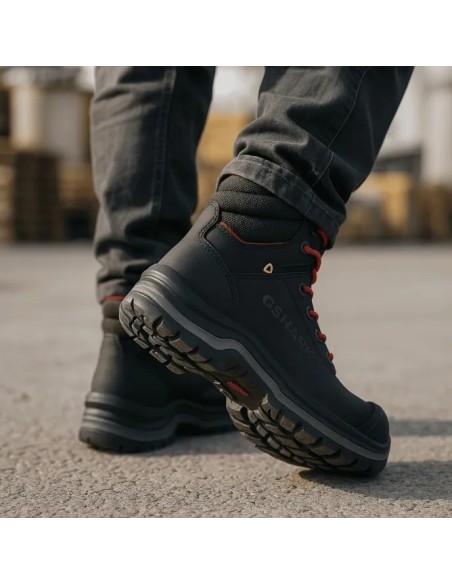 Scarpe Antinfortunistiche GShark Boss S3S FO SR ESD Alte Impermeabili Leggere Resistenti