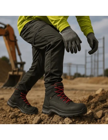 Scarpe Antinfortunistiche GShark Boss S3S FO SR ESD Alte Impermeabili Leggere Resistenti