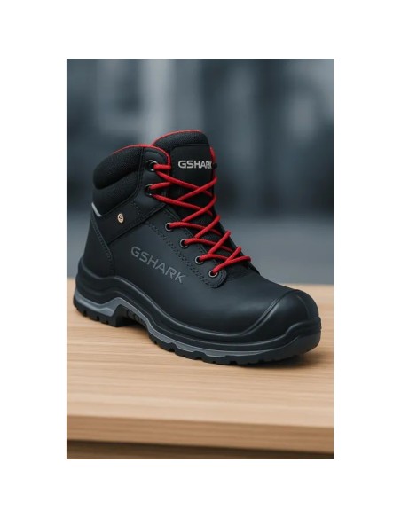 Scarpe Antinfortunistiche GShark Boss S3S FO SR ESD Alte Impermeabili Leggere Resistenti
