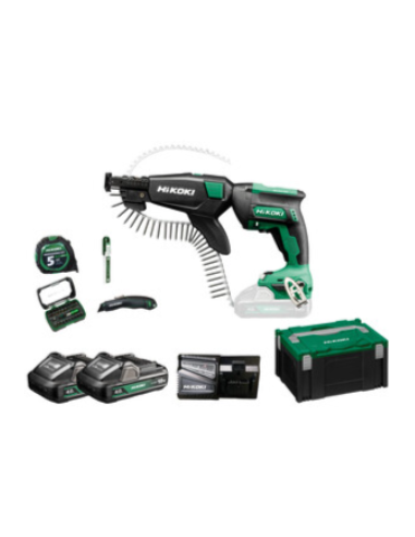 HIKOKI AVVITATORE CARTON W18DB 18V 10NM +CARIC+ACC