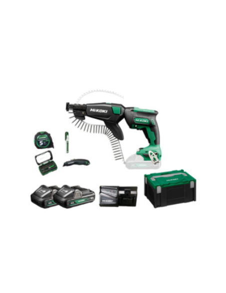 HIKOKI AVVITATORE CARTON W18DB 18V 10NM +CARIC+ACC