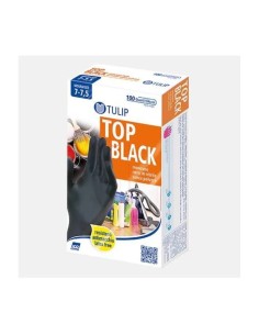 TULIP 100 GUANTI NITRILE NERO
