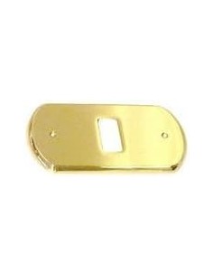 PLACCA COPRIFRUTTI GHIDINI OTTONE POSTI 1 GIOIA MAGIC