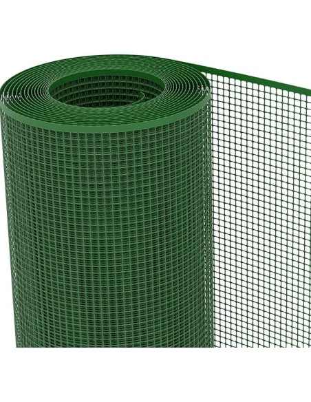 RETE PLASTICA BALCONE QUADRA TENAX VERDE MM 10 X 10 H.CM 100