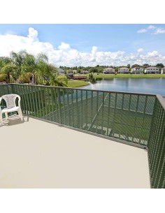 RETE PLASTICA BALCONE QUADRA TENAX VERDE MM 10 X 10 H.CM 100 2