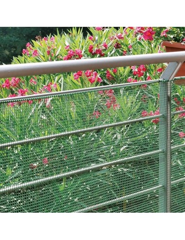 RETE PLASTICA BALCONE QUADRA TENAX VERDE MM 10 X 10 H.CM 100