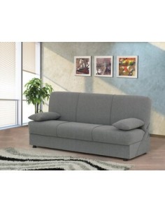 DIVANO PRONTO LETTO COSY 3P LUMOS 10 GRIGIO