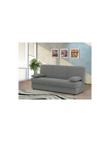 DIVANO PRONTO LETTO COSY 3P LUMOS 10 GRIGIO