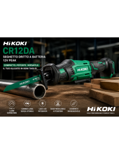HiKOKI CR12DA Seghetto Dritto 12V Peak a Batteria | Ferramenta Salvato