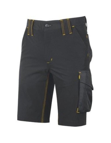 BERMUDA SLIM FIT MERCURY U-POWER BLACK CARBON