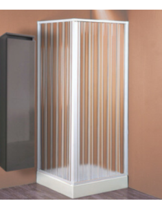 Box Doccia Soffietto 80/60x80/60 Angolare PVC Magnetico H185