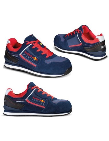 Scarpe Antinfortunistiche Sparco Red Bull S3S | Blu/Rosso