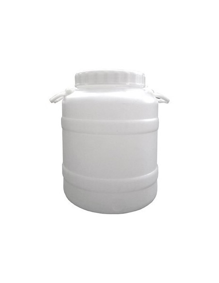 FUSTO HDPE BOCCA LARGA 30 L PREDISP RUBINETTO 3/4