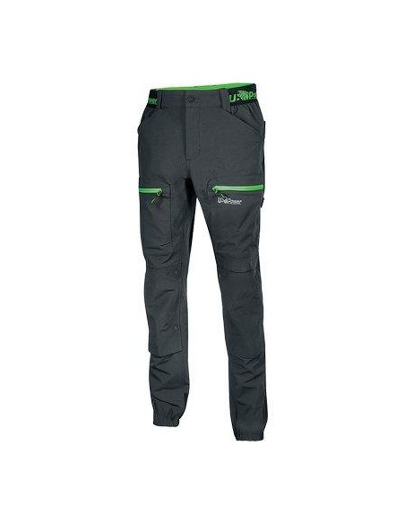 PANTALONE SLIM FIT HORIZON U-POWER ASPHALT GREY GREEN