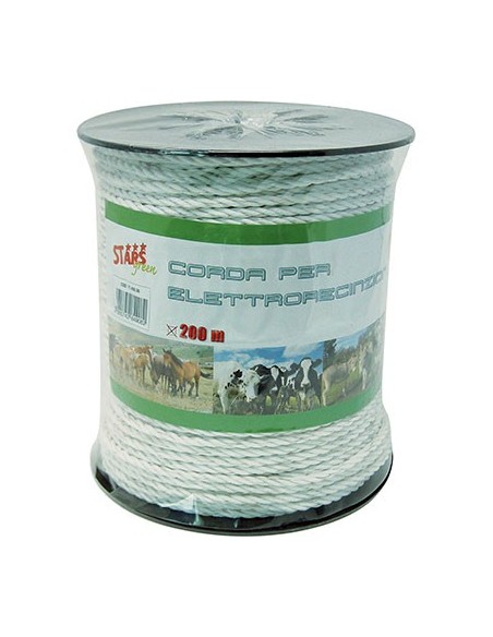 CORDA ELETTRORECINZIONE FILI ACCIAIO 6 MM 6 MT 200