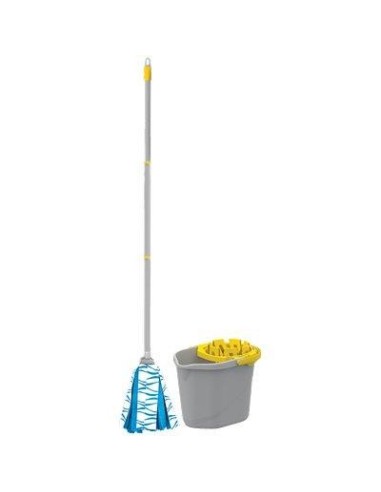 SECCHIO MOP LAVA PAVIMENTO IN SET APEX PP LT 12 + MOP + MANICO CM 120