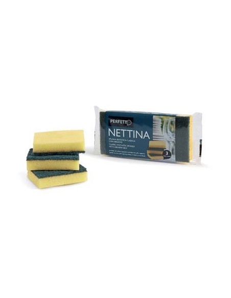 SPUGNA ABRASIVA NETTINA PERFETTO CF - PZ 3