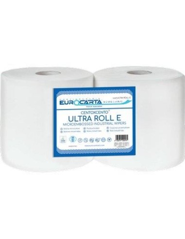 CARTA ASCIUGAMANI A ROTOLO ULTRA ROLL 990 GOFFRATA VELI 2 STRAPPI 990 CF - PZ 2