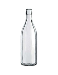 BOTTIGLIA COSTOLATA TM VETRO TRASP LT 1