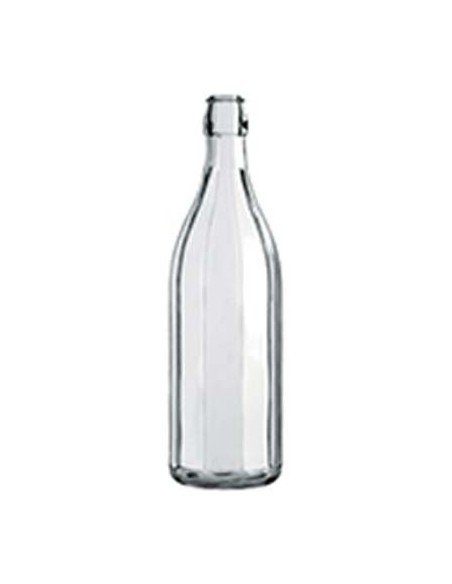 BOTTIGLIA COSTOLATA TM VETRO TRASP LT 1