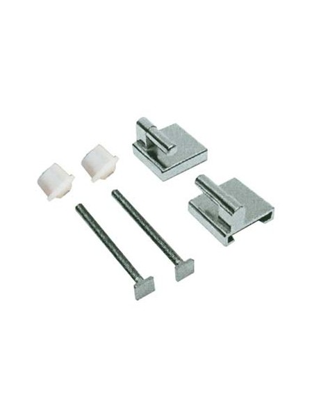 CERNIERE SEDILE WC OTTONE CROMATO