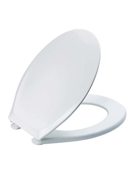 SEDILE WC CERVINO SANIPLAST TERMOPLASTICA BIANCO CM 37,8X45,7