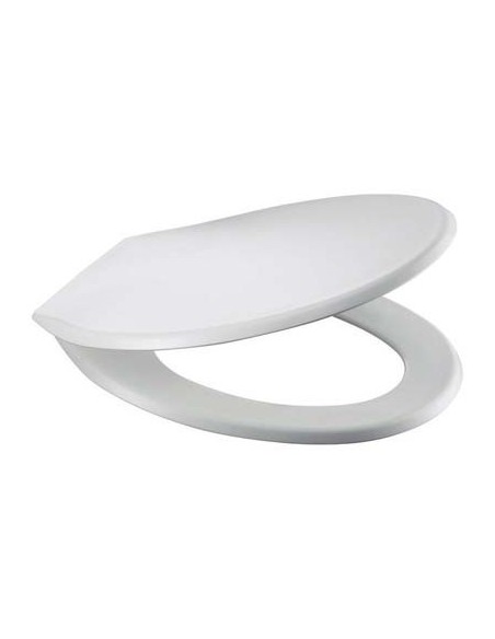 SEDILE WC S12 CARRARA E MATTA TERMOPLASTICA BIANCO CM 37X44