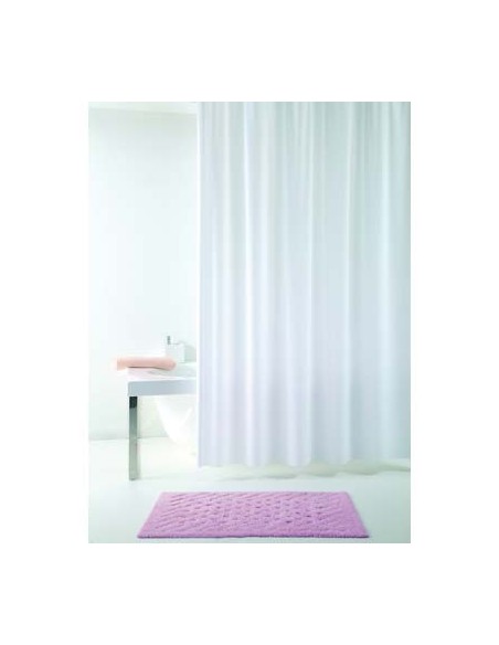 TENDA DOCCIA TEVERE IN VINILE + ANELLI CM 240X200