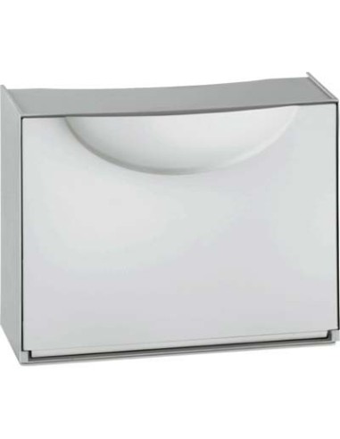 SCARPIERA MODULARE HARMONY BOX TERRY BIANCO/GRIGIO CM 51X19 H.CM 39