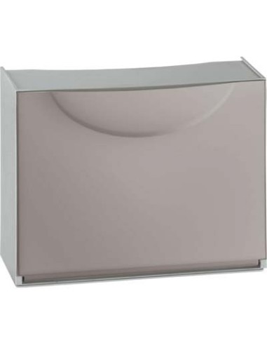 SCARPIERA MODULARE HARMONY BOX TERRY TORTORA/GRIGIO CM 51X19 H.CM 39