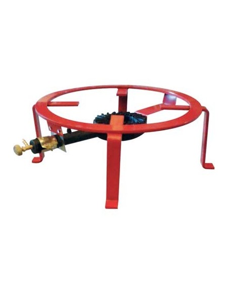 FORNELLONE TONDO BRUCIATORE GHISA ACCIAIO PIATTO VERN CM 50
