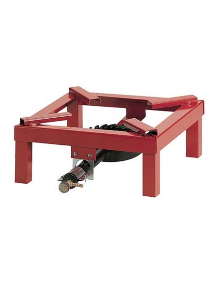 FORNELLONE QUADRO BRUCIATORE GHISA TUBOLARE PIATTO VERN CM 40X40