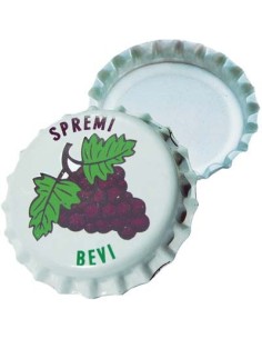 TAPPO CORONA SMALTATO VINO MM 26 CF - 80XPZ 100