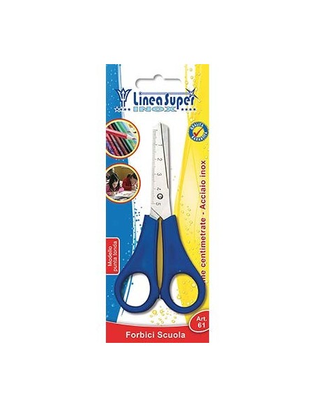 FORBICE SCUOLA SUPER DE LUCA ACCIAIO INOX CM 12,5-5"