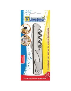 CAVATAPPI MULTIUSO SUPER DE LUCA ACCIAIO