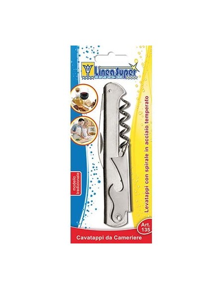 CAVATAPPI MULTIUSO SUPER DE LUCA ACCIAIO