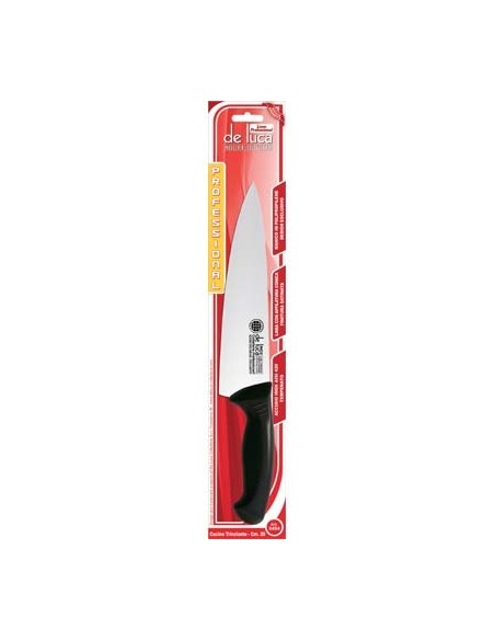 COLTELLO CUCINA PROFESSIONAL DE LUCA MANICO PLT/INOX CM 20