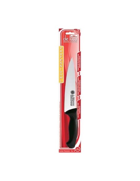 COLTELLO CUCINA PROFESSIONAL DE LUCA MANICO PLT/INOX CM 18