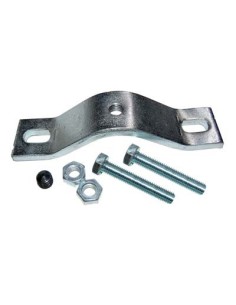 STAFFA X ABBEVERATOIO BOVINI FISSAGGIO A PALO 11/4-11/2