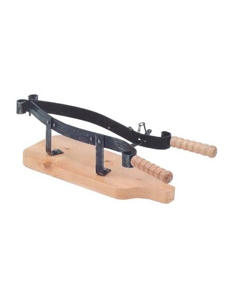 FERMAPROSCIUTTO FORGIATO ACCIAIO/LEGNO