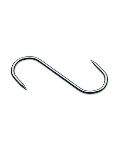 GANCIO MACELLAIO 2 PUNTE INOX MM 120X5