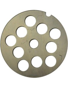 PIASTRA X TRITACARNE ELETTRICO INOX REBER N... 20/22 FORO 14