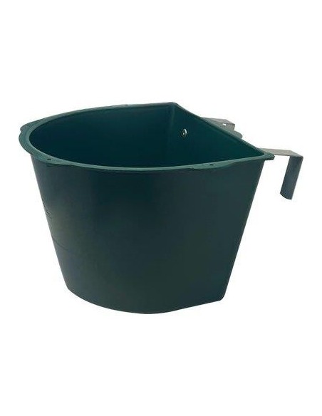 MANGIATOIA CAVALLI STACCIONATA PLASTICA/METALLO CM 35X34 H.CM 24