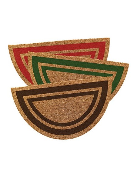 ZERBINO BORDO 14 MEZZALUNA COCCO + PVC CM 40X70